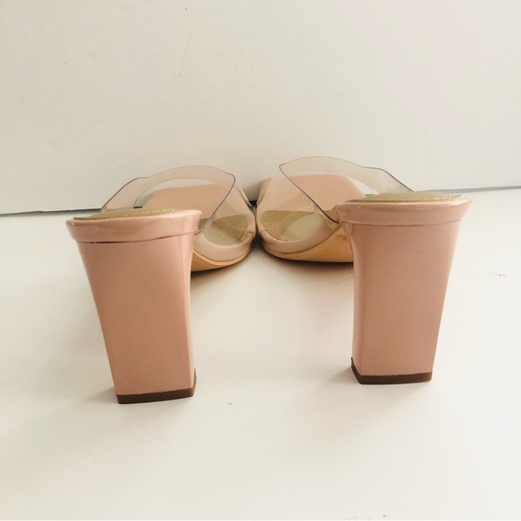 FASHION NOVA NUDE LIFT ME UP CLEAR HEELS (7.5) - Picture 6 of 8